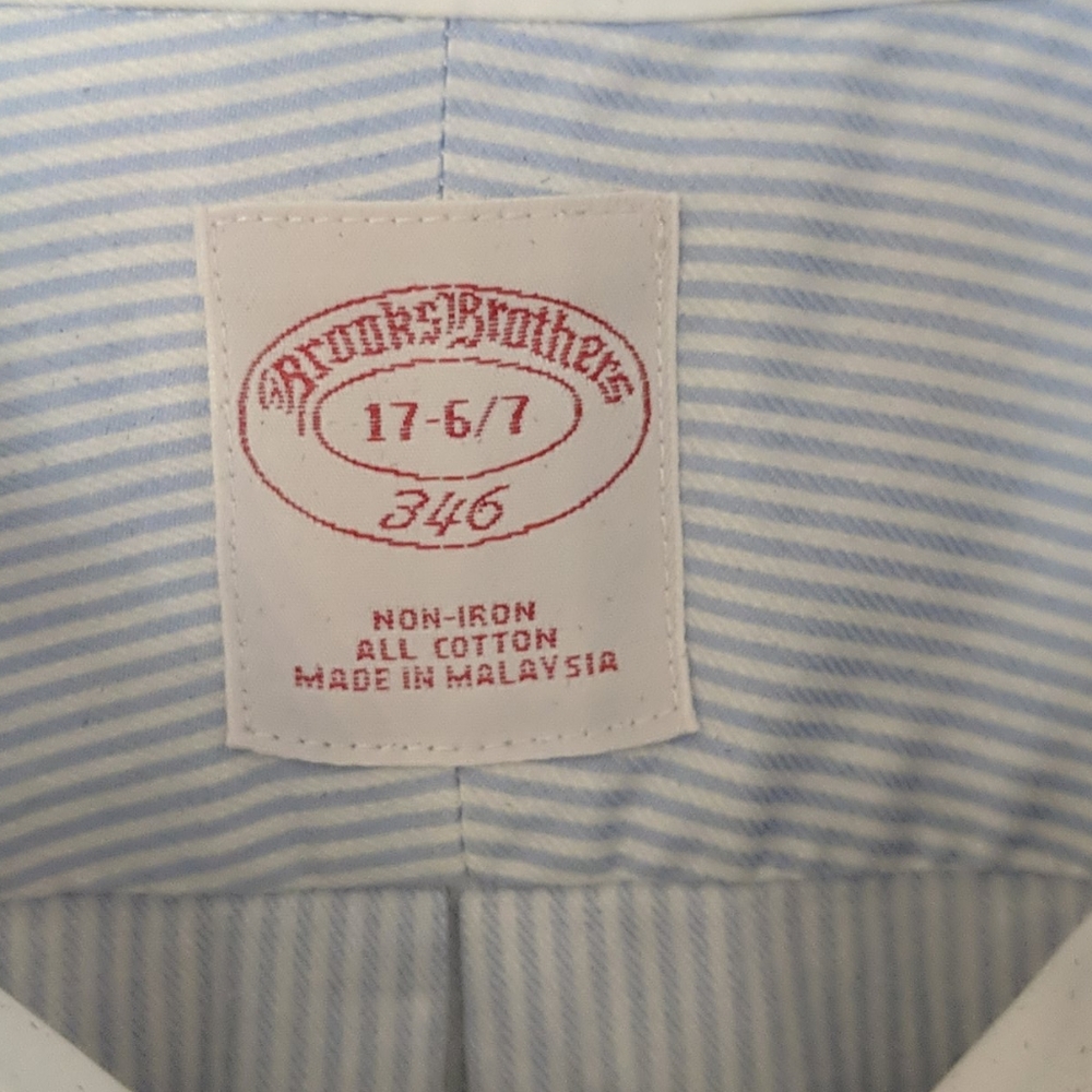 *Sold*Men's BROOKS BROTHERS 346 Button Down Dress Shirt - Picture 5 of 6